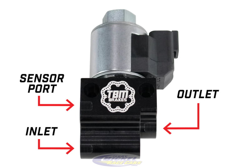 TBM Brakes Low Amp Line Lock w/ Pressure Sensor Port