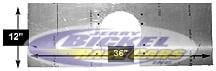 Motor Plate JBRC9027 Universal BB/Mopar